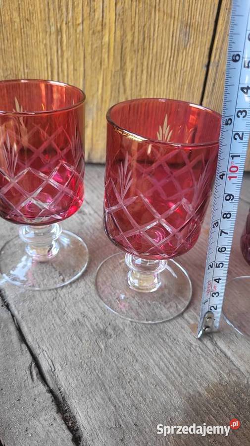 Kieliszki 3 Ciechanowiec sprzedam