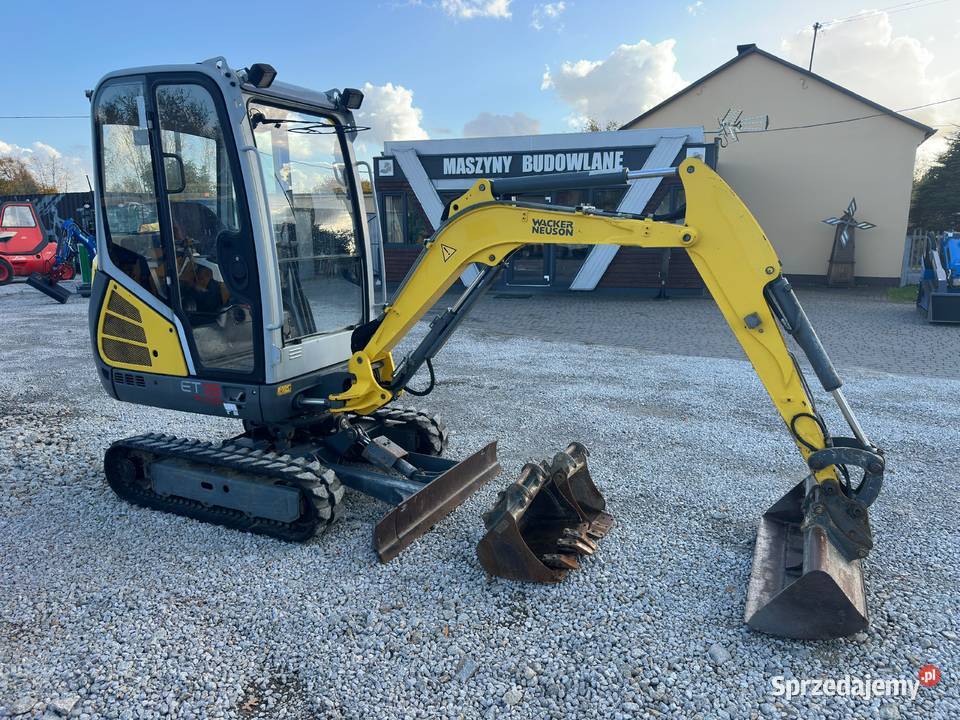 Minikoparka Wacker Neuson ET18 z 2016r VDS 2 Złoczew