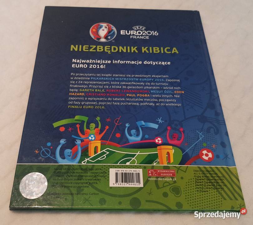 Niezbędnik kibica UEFA Euro 2016 Francja Rok wydania 2016 Czeladź