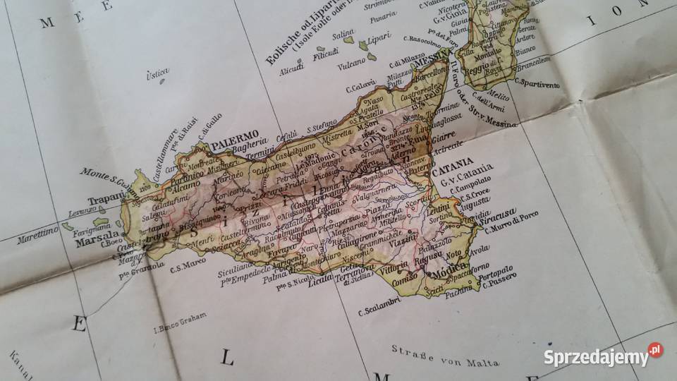 Mapa ITALIEN 12000000 FREYTAGBERNDTs HANDKARTEN lubelskie Puławy