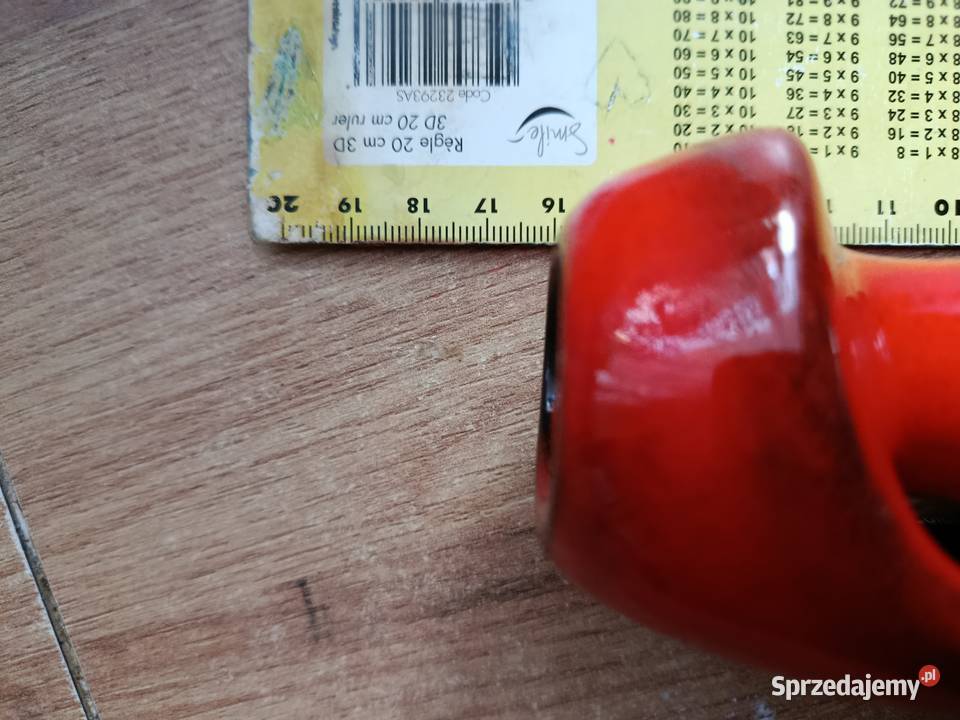 Wazon PM modelka ceramika szkliwiona czerwony Choszczno