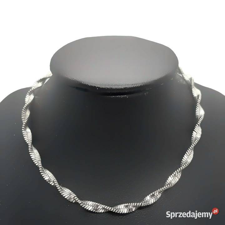 Srebrna Bransoletka Próby 925 321g Długość 195 srebro Elbląg sprzedam