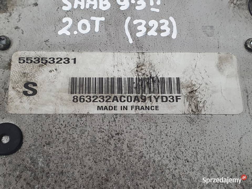 STEROWNIK SILNIKA Saab 93 93 II 20 T turbo ECU