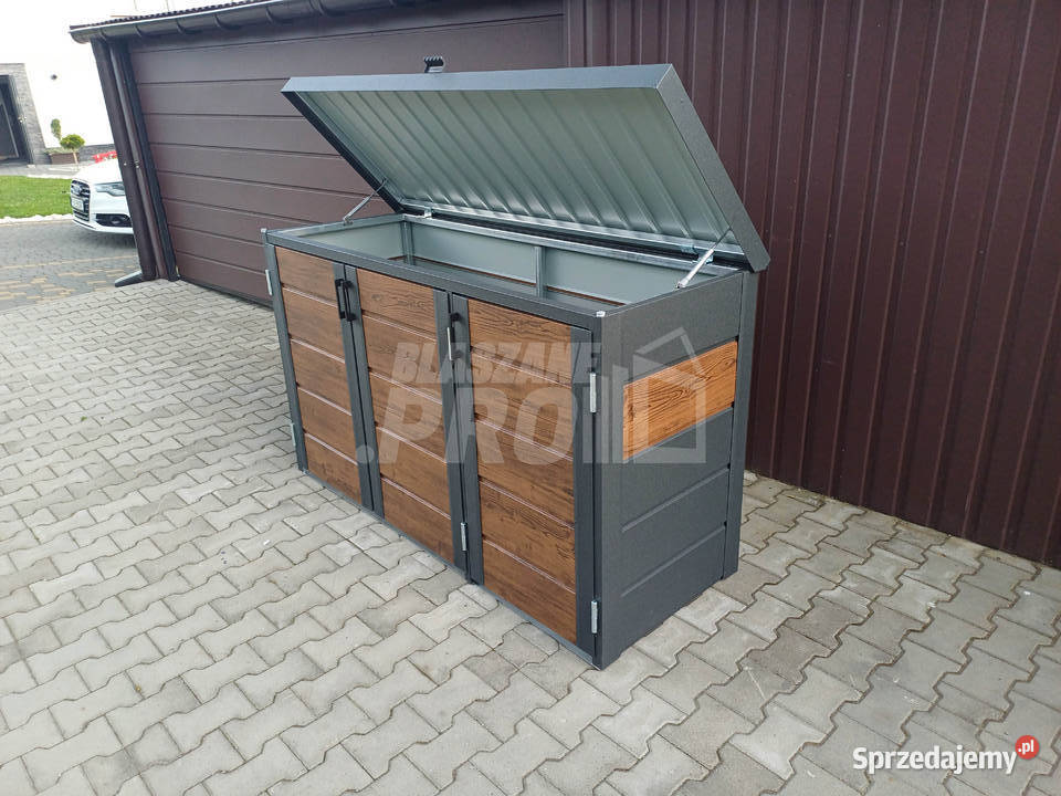 Zabudowa koszy na śmieci wiata śmietnikowa Ostrowiec Świętokrzyski