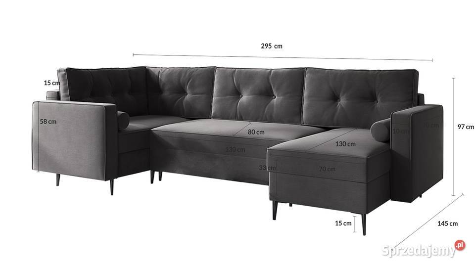 Narożnik HERMEN 295cm małopolskie Brody