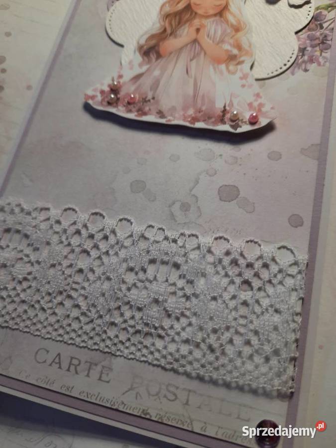Kartka Pamiątka Komunii personalizowana Ryki