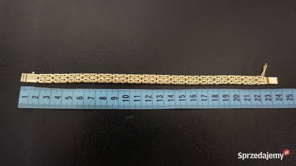 Złota Bransoleta Królewska Bransoletka 46G mazowieckie Warszawa