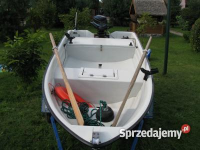 ŁÓDKA WĘDKARSKA Z PEŁNYM WYPOSAŻENIEM PRZYCZEPKA Gdynia