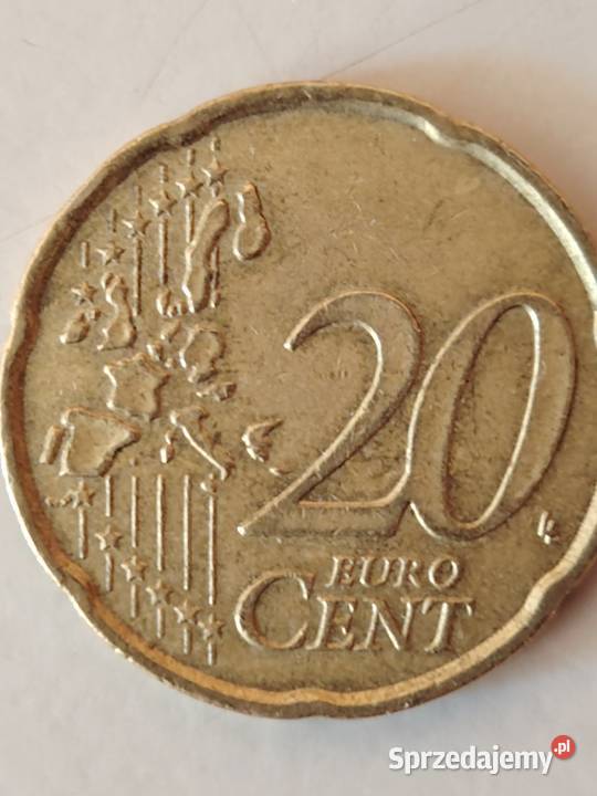 Moneta 20 Eurocentów Włochy Świebodzin