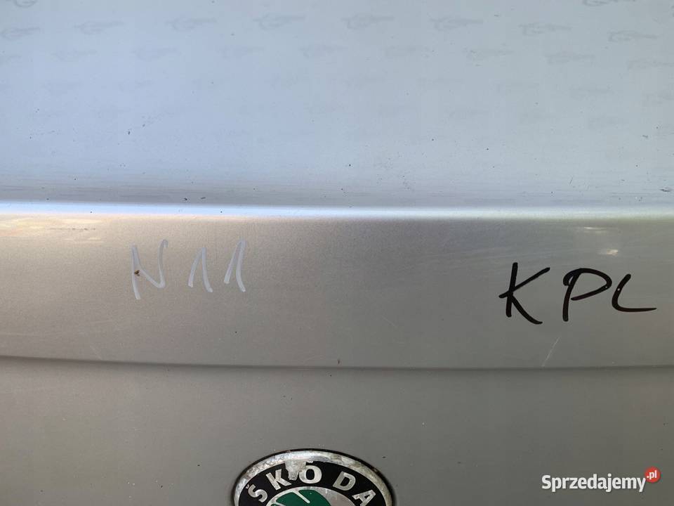 SKODA SUPERB II 10r klapa tył osobowe Kielce