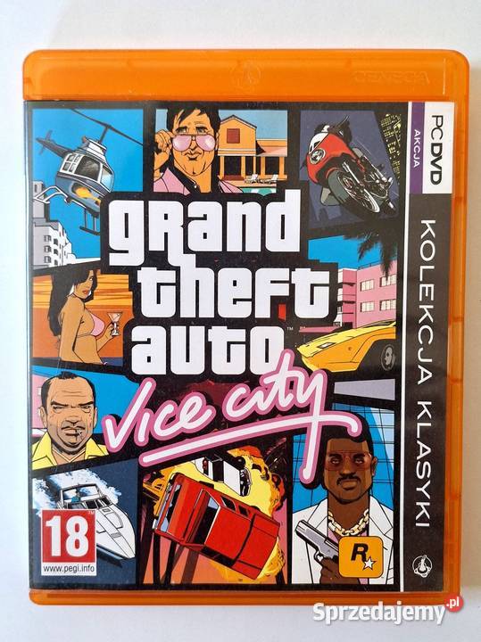 Grand Theft Auto Vice City Gra na PC Pudełkowa mazowieckie Wrotnów