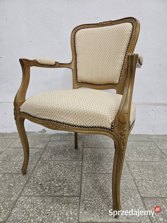 Ładny fotel ludwikowski Francja Nowy Sącz sprzedam