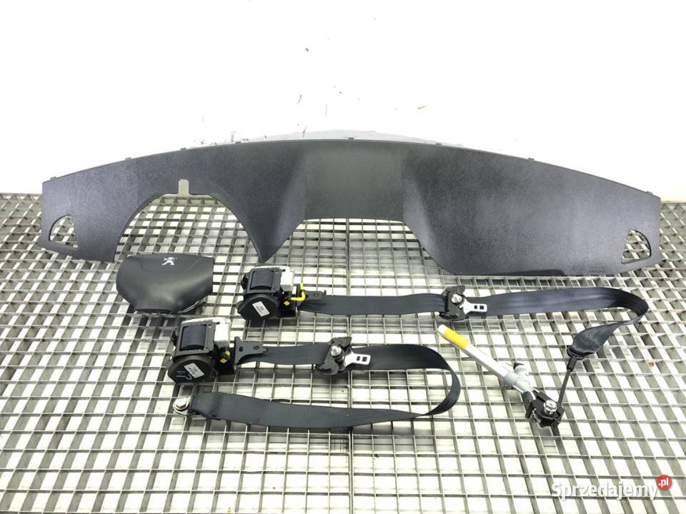 KOKPIT PODUSZKI PASY KOMPLET PEUGEOT 4008