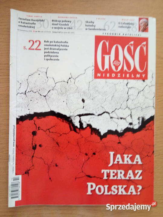 Tygodnik Gość Niedzielny kwiecień 2011r śląskie Dąbrowa Górnicza sprzedam