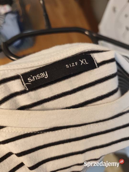 Tshirt Sinsay XL w paski styl marynarski stan małopolskie Kraków