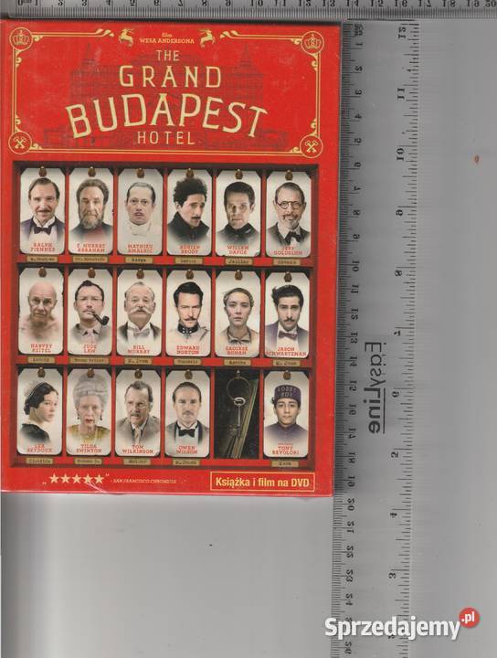 The Grand Budapest hotel Adrien Brody DVD Pruszków sprzedam