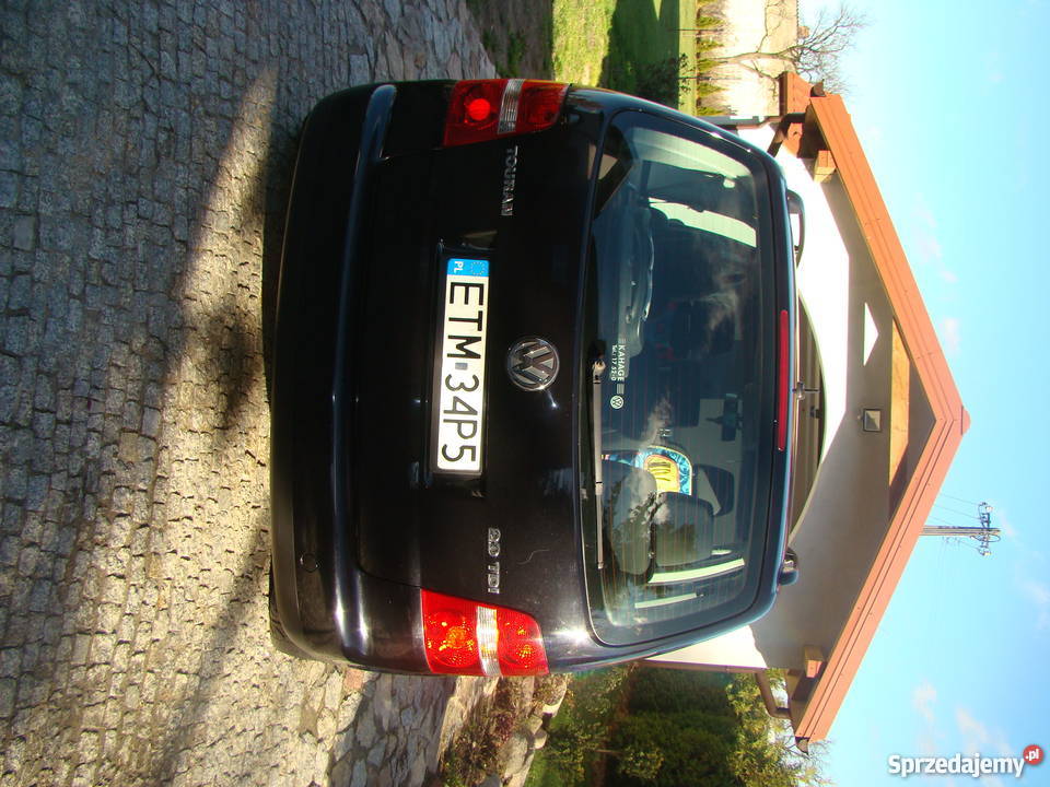 VW TOURAN 20TDI 140 7 OSOBOWY 6 BIEGOWY Touran łódzkie Tomaszów Mazowiecki