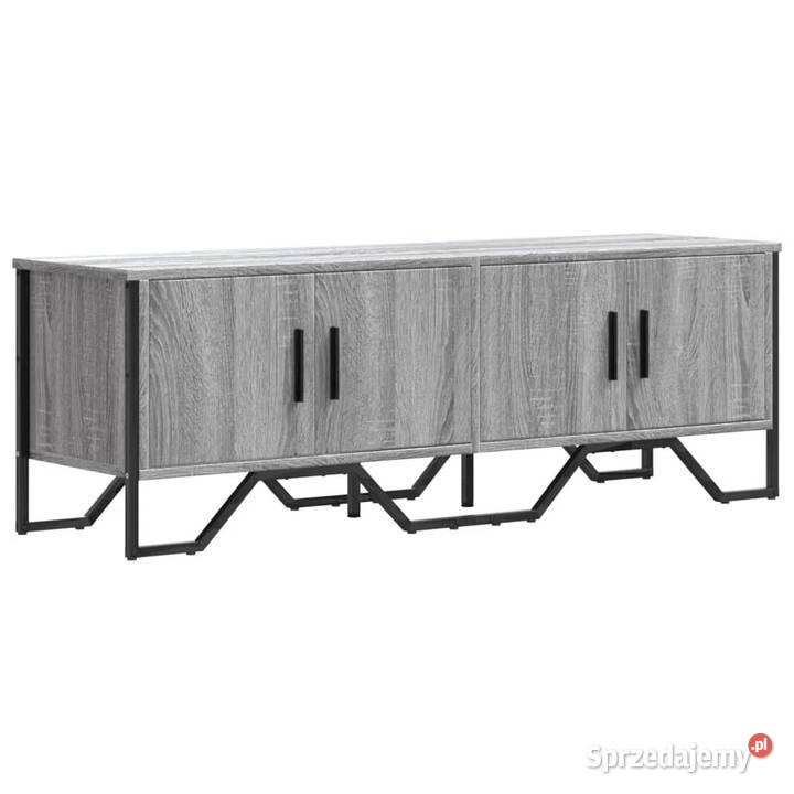 Szafka pod TV szary dąb sonoma 122x34x41 RTV RTV mazowieckie Warszawa