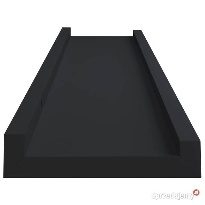 Półki ścienne na zdjęcia 2 czarne 60x9x3 MDF sprzedam