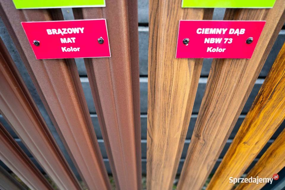 Ogrodzenie Sztachety Metalowe 1m 15m 2m Stalowe lubelskie