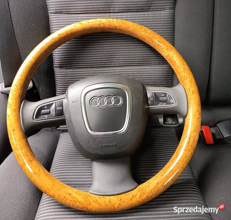 NOWA kierownica drewno multi łopatki Airbag Audi osobowe podkarpackie Lubaczów