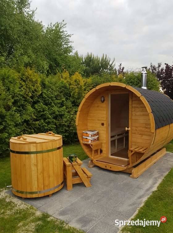Sauna Beczka Ogrodowa Bania Ruska z Piecem Raszyn