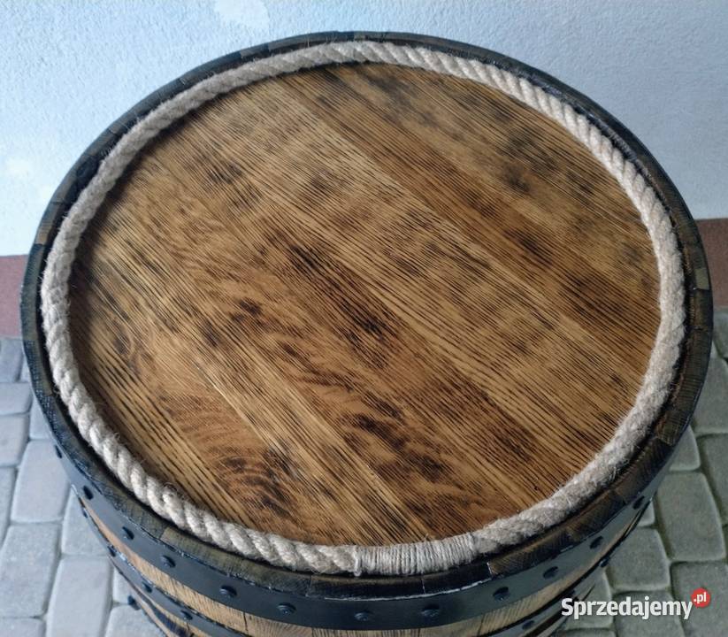 Opalany barek LED z beczki dębowej whisky