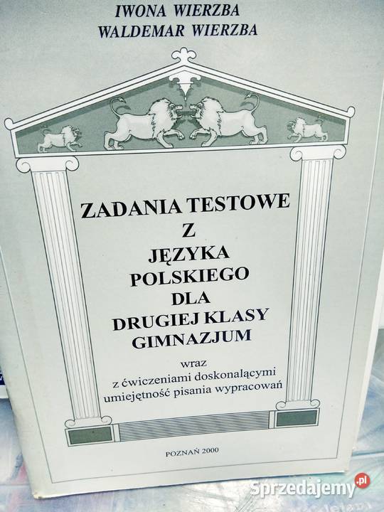 Zadania testowe z języka polskiego unikatowe mazowieckie Warszawa sprzedam