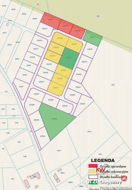 sprzedaży gruntu Kwidzyn 1509m2 Jaromierz sprzedam