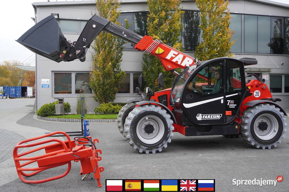 Faresin 730C NOWY Classic 55 550 MTH wysięg 7 m Ładowacze czołowe małopolskie Kraków sprzedam