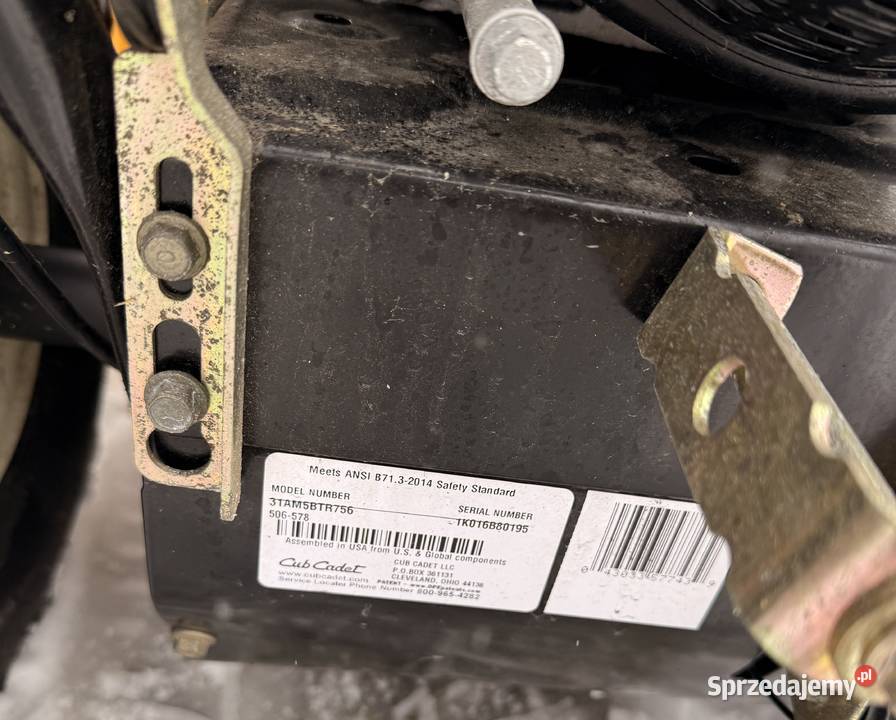 Odśnieżarka Cub Cadet Nowy Targ