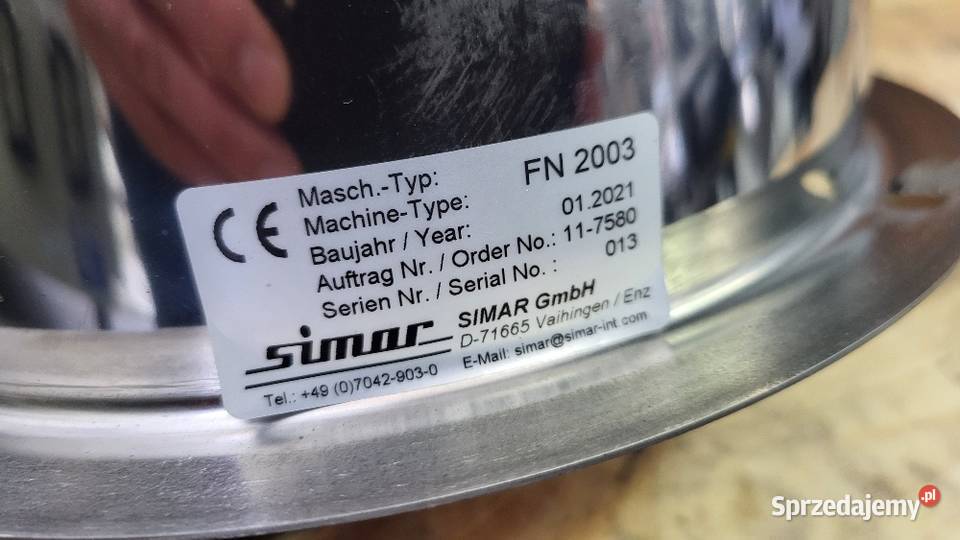 Zaciąg tworzywa podajnik granulatu Simar FN 2003 Białogard