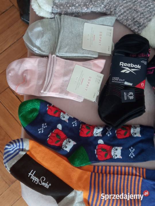 REEBOK damskie stopki skarpetki 6 par ORYGINAŁ Skarpety i podkolanówki małopolskie
