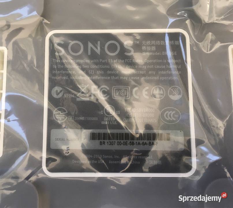 Sonos Bridge wzmacniacz sugnału WiFi sprzedam