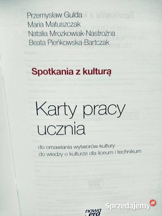 Spotkania z kulturą ćwiczenia używane Warszawa