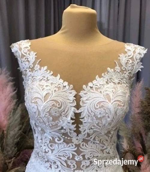 Suknia ślubna z długim rękawem Linia "A" Nowy Sącz