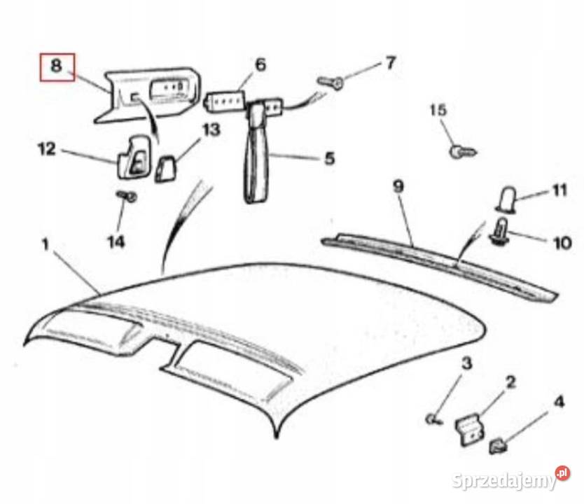 PLASTIK OSŁONA LAMPKI JAGUAR XJ6 XJ12 sprzedam
