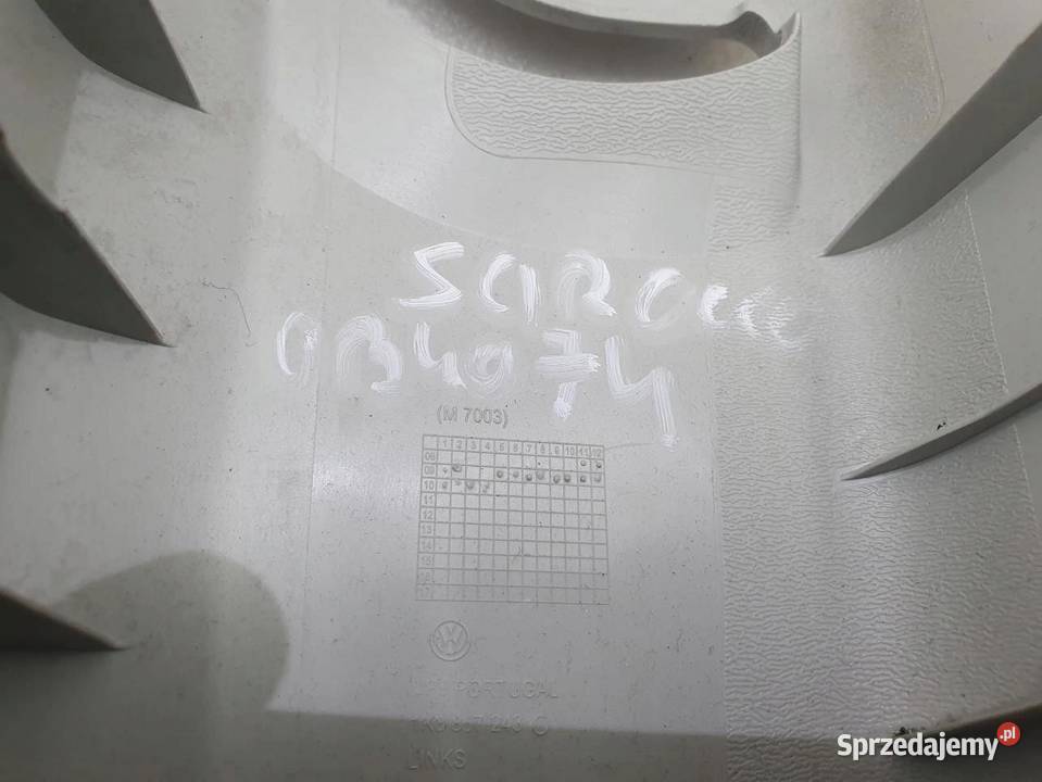 OSŁONA POSZYCIE SŁUPKA LEWE VW SCIROCCO osobowe wielkopolskie