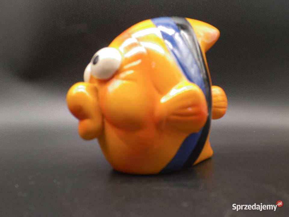 Figurka ceramiczna ryba Porcelana i szkło Raszków