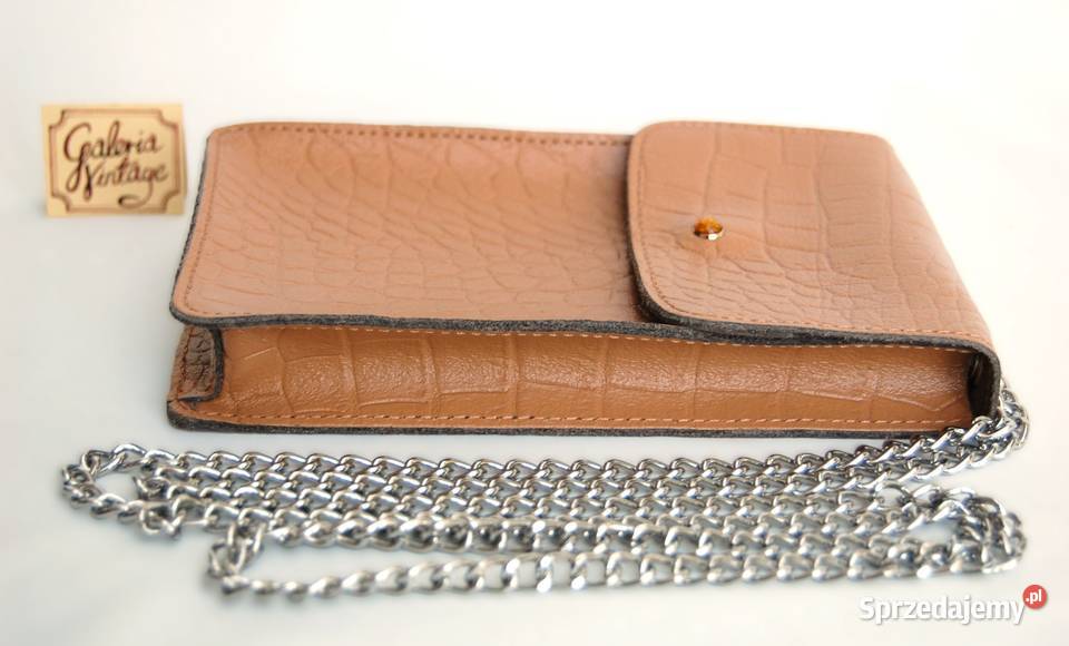 Batycki saszetka damska na telefon skórzana lubelskie Lublin sprzedam