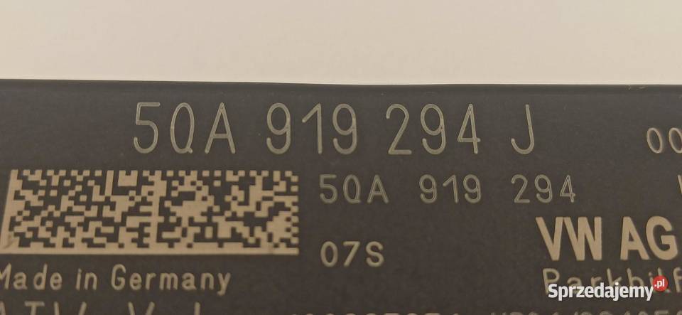 SKODA KODIAQ MODUŁ PARKOWANIA PDC 5Q0919294J