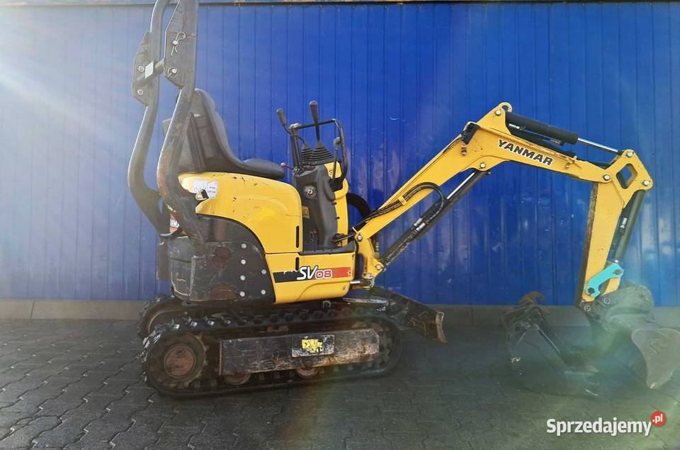 Minikoparka YANMAR SV 08 17r 1t vio 102 jcb 8008