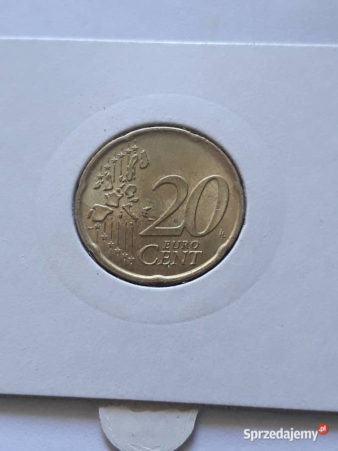 20 Eurocentów Włochy 2002 r Konin