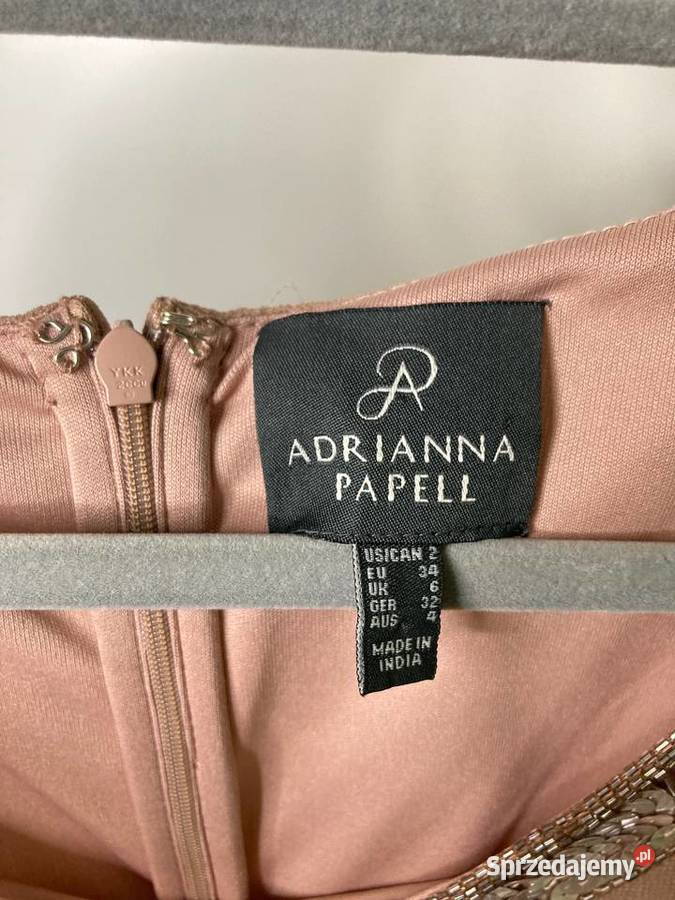 Nowa elegancka sukienka Adrianna Papell USA S różowy sprzedam