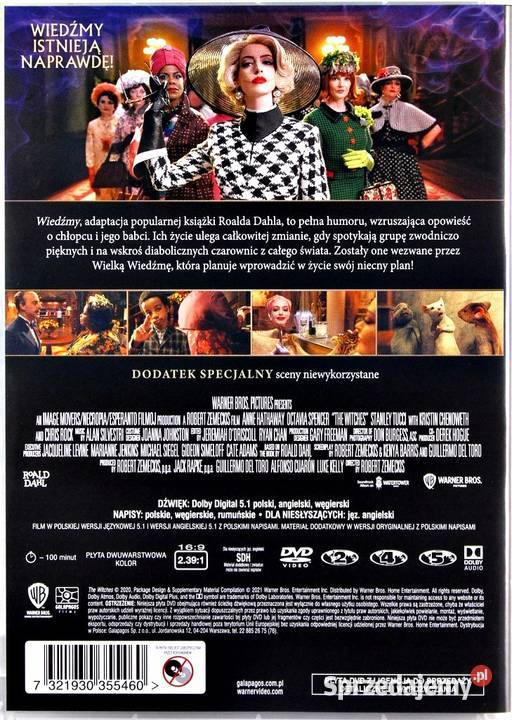 WIEDŹMY ANNE HATHAWAY familijny