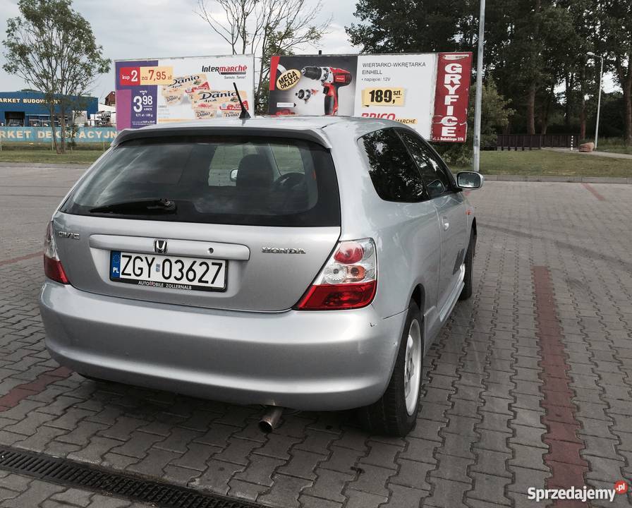 Honda Civic VII 2002 14 90 Hatchback 3d immobilizer Civic Trzebiatów
