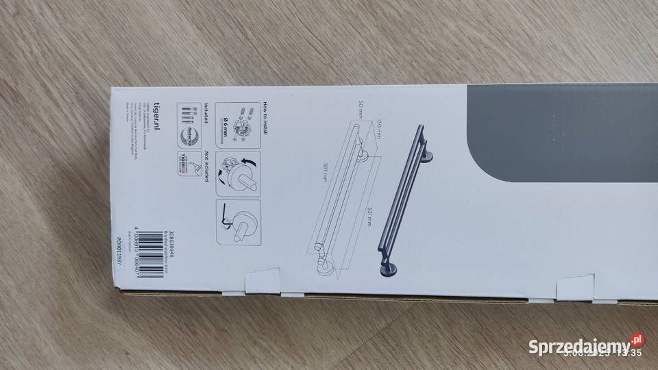 WIESZAK NA RĘCZNIKI PODWÓJNY STAL NIERDZEWNA Bielany Wrocławskie sprzedam