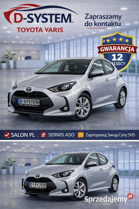Toyota Yaris 2023 Yaris Salon Polska 1Właściciel Białystok