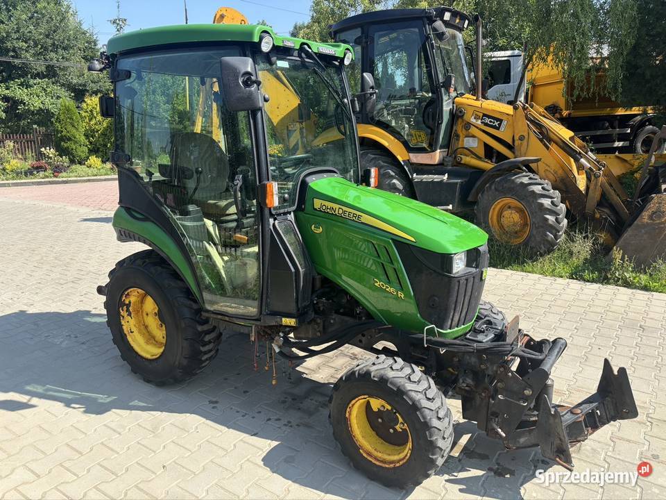 Traktorek John deere 2026r pług posypywarka Napęd 4x4 John Deere Ropczyce