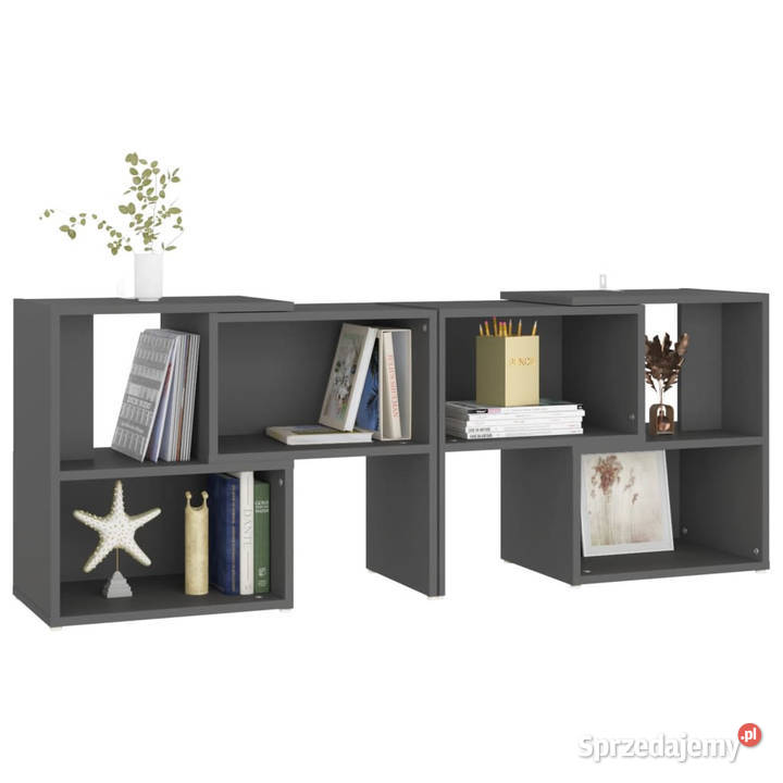 Szafka pod TV szara 104x30x52 materiał Warszawa